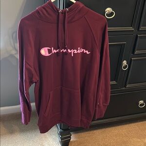 Champion Maroon Hoodie